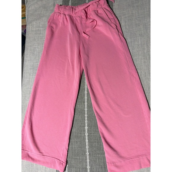 Z Supply Pants - Z supply Wide Leg Crop Pants Women's Drawstring Waist Casual Comfort Lounge xs